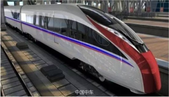 △ 時速400公裡可變軌距高速列車效果圖