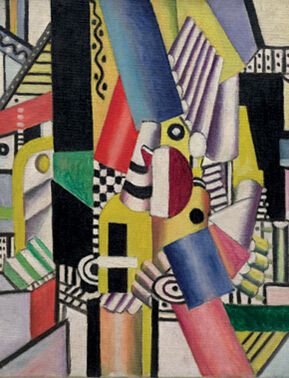 ɷ˶֮һѶϵ  Fernand Leger  1918  4 »ƵĲͻ¯ The StoveߴΪ 61 x 50.1 ס