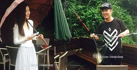 陈赫停工陪专心老婆孩子 看二人恩爱照(组图)