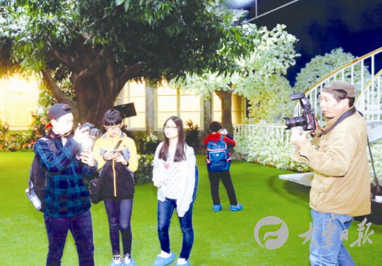 韩国学生到盐城采风 用镜头记录大丰美景--人民