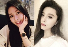 分手妹靠遮瑕膏粉饼神仿妆范冰冰 相似度99