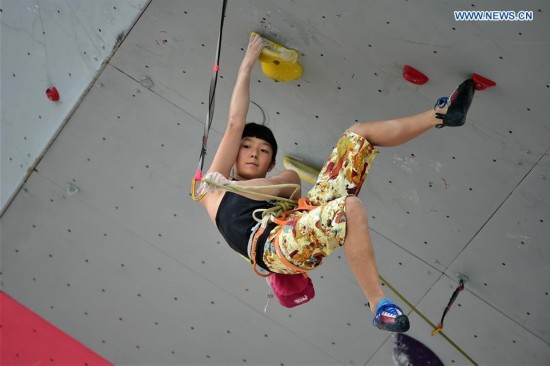 (SP)CHINA-GUANGZHOU-CLIMBING-ASHIMA SHIRAISHI