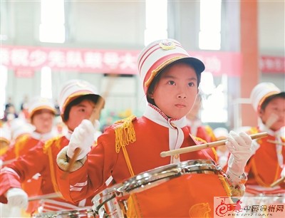 徐州丰县举办少先队鼓号大赛 1300余人参加活