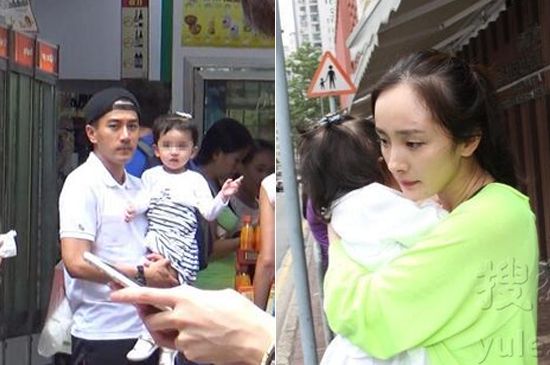 杨幂刘恺威接送女儿上学 小糯米正面照曝光颜