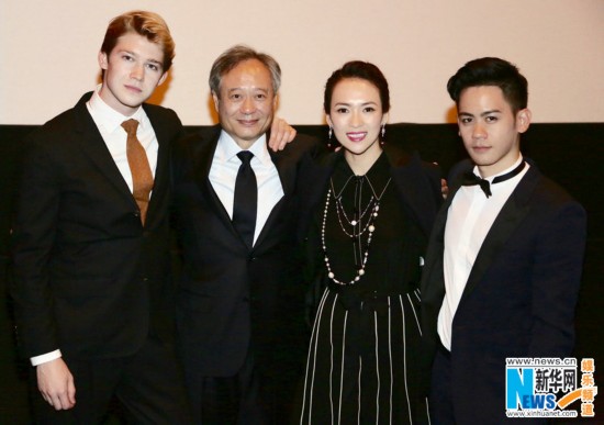 又见安叔玉娇龙!章子怡助阵李安新片首映礼