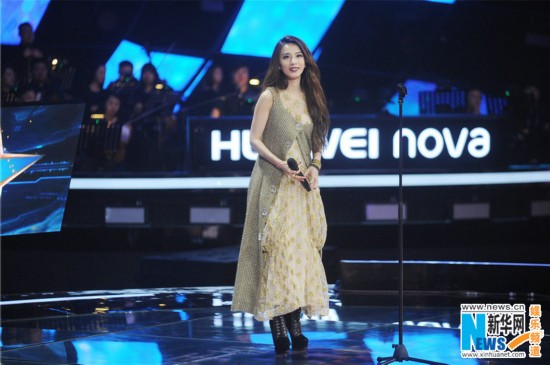 《梦想的声音》本周逆势上扬 田馥甄浓妆惊艳