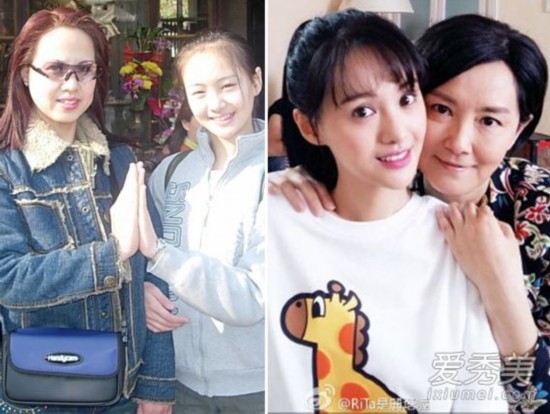 郑爽妈妈近照曝光 明星父母颜值高得惊人(组图)