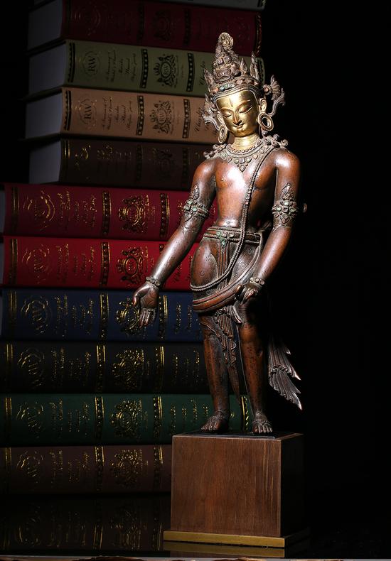 ��14���� �����ֹ���

����ͭ�̽� �Ჴ��

����H�� 35cm

������Դ�� The Carter Burden Collection

����Sotheby��s New York�� March 27�� 1991�� lot 101

����RMB�� 3��000��000-3��500��000