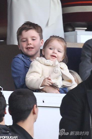 贝克汉姆一家颜值爆表:科洛 莫瑞兹成人版小