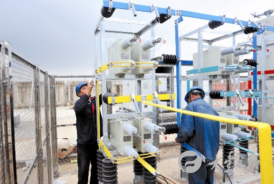 盐城大丰完善供电线路设备 满足用电需求--人民