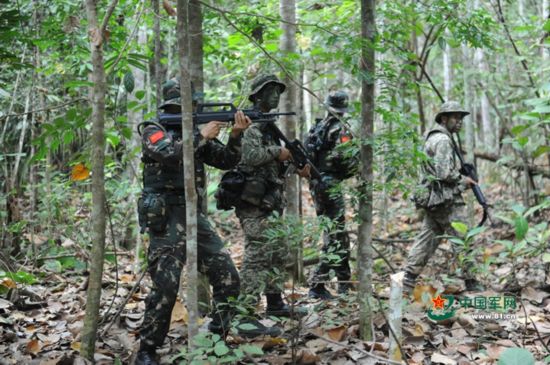 和平友谊-2016 中马联合军演山地丛林行动目击