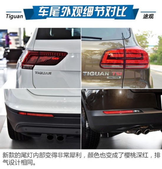 现在与未来的穿越 大众Tiguan/途观对比