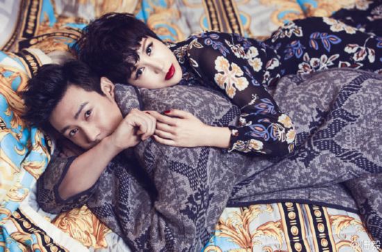 高能虐狗! 陆毅鲍蕾晒超奢华写真 相互依偎男帅