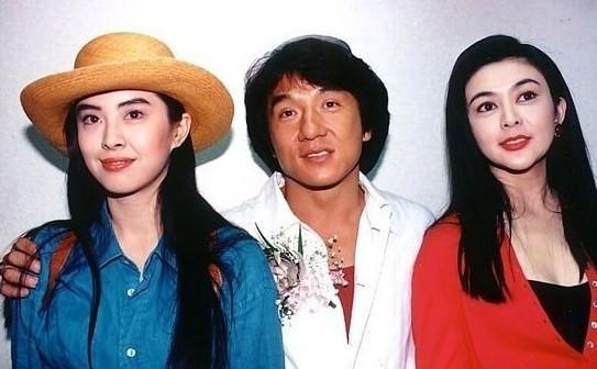 王祖贤,关之琳,成龙从年轻到现在真是艳福不浅.