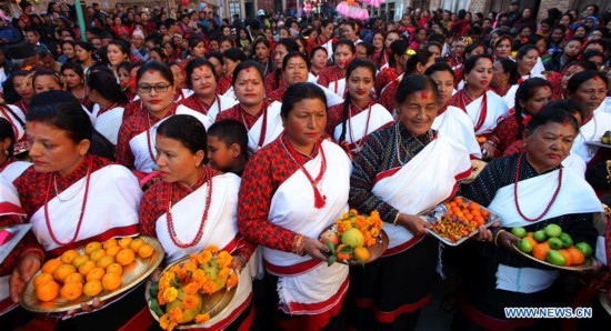 NEPAL-KIRTIPUR-INDRAYANI FESTIVAL