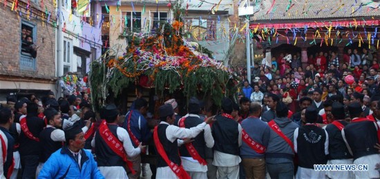 NEPAL-KIRTIPUR-INDRAYANI FESTIVAL