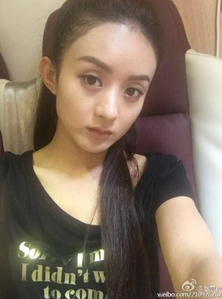 赵丽颖 图片来源:微博