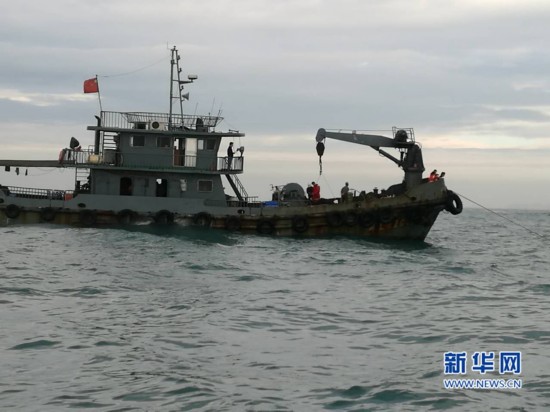漳州海域渔船沉没事件追踪:沉船被渔网覆盖 暂