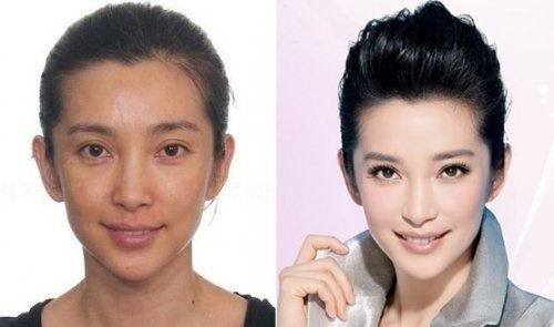 女明星卸妆后的真实模样大不