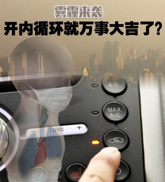 雾霾天气开车 只开内循环就万事大吉了?