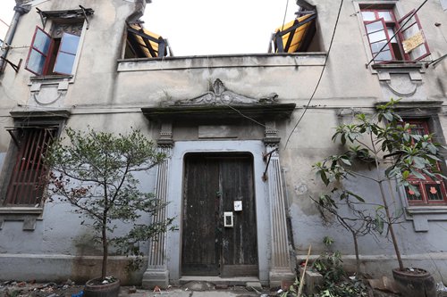 Demolition of the Hainai House in Hongkou district, Shanghai, was suspended in February 2016. Photo: IC