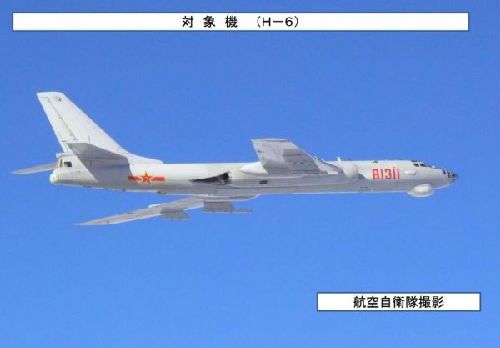  中国8架军机飞越日本海 近30架日战机升空