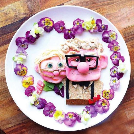 土豆泥胡萝卜面包莴苣 这些食材在她手里秒变