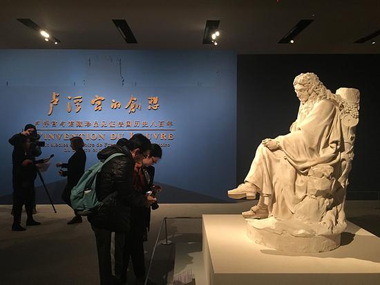 ▲“卢浮宫的创想”展览现场。(周渊/摄)