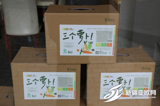 新疆地产绿色农产品“三个萝卜”溯源走俏春节市场