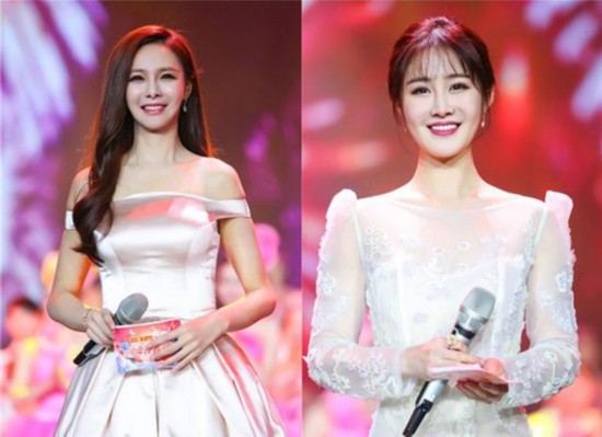 湖南卫视小年夜晚会告诉你女主持人的正确排位