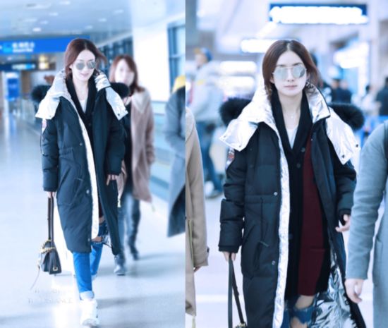 用超厚羽绒服,怼准亲戚的嘴