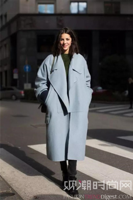 这些雾霾蓝,让你轻盈又高级