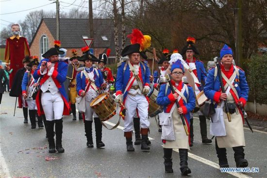 BELGIUM-EMINES-DRAGON CARNIVAL