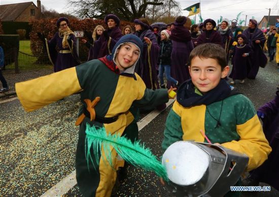 BELGIUM-EMINES-DRAGON CARNIVAL