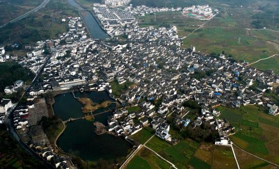 View of Chengkan village in E China's Anhui