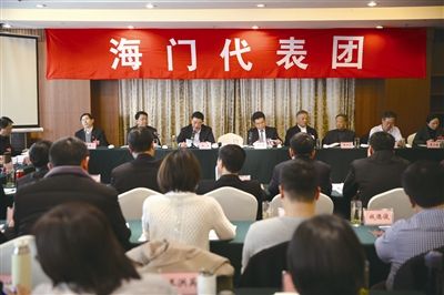 陈勇参加南通人代会海门代表团审议
