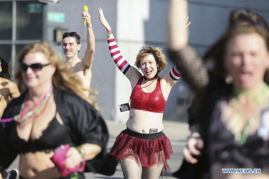 U.S.-NEW YORK-CUPID'S UNDIE RUN