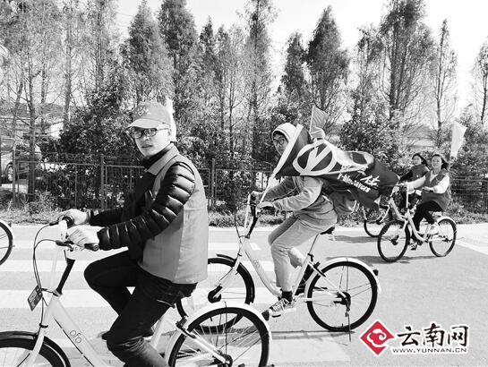 昆明共享单车解锁侠变身黄车侠不再解锁改为规