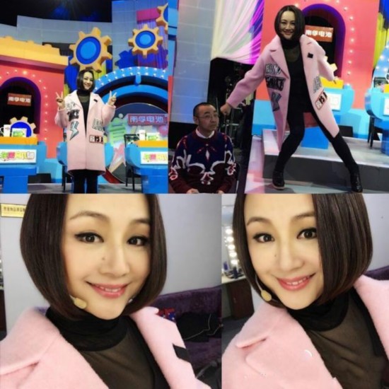 主持人曹颖身材发福，这是要和李湘比体重？