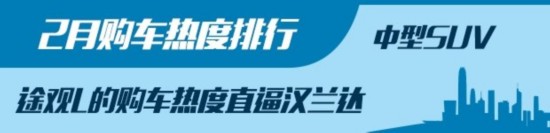 颠覆传统热门车型 2月购车热度排行榜