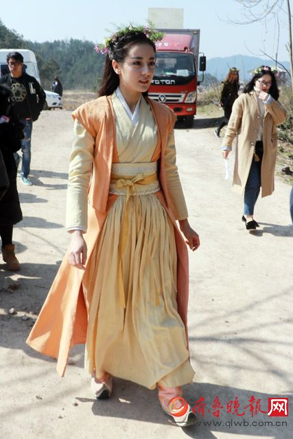 演火白凤九迪丽热巴张彬彬主演《丽姬传》拍的