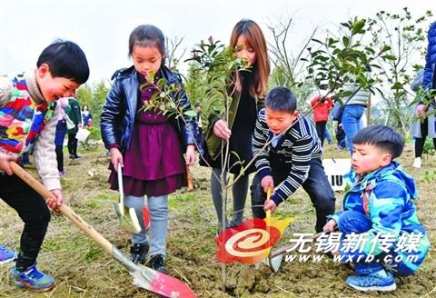 惠山区阳山镇火炬村党员志愿者携手小学生开展
