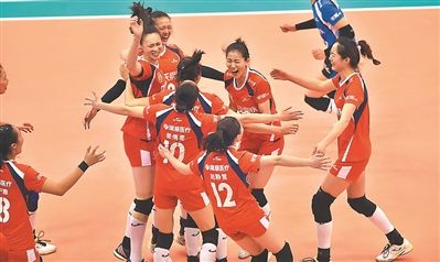 江苏女排首夺全国联赛冠军 3比1力克浙江队