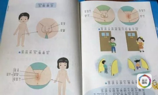 瑞典与中国小学性教材对比(图)