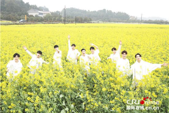 青葱养眼!X玖少年团、天天兄弟探寻最美油菜花