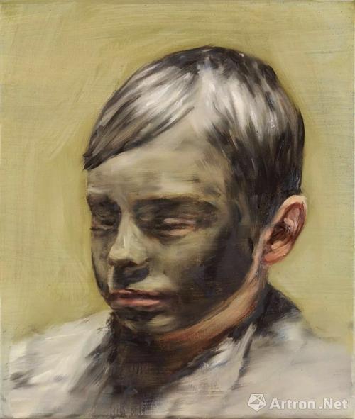 Micha?l Borremans, ��Mud Boy�� (2017��)�������ͻ���42 x 36 ����