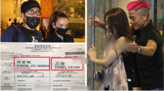 六月结婚!51岁郭富城与29岁方媛结婚注册书曝光