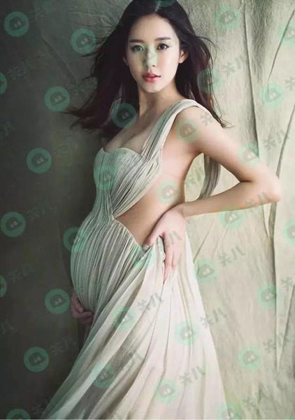 张子萱孕期写真首曝光！Angelababy林心如昆凌 揭娱乐圈女星罕见孕照