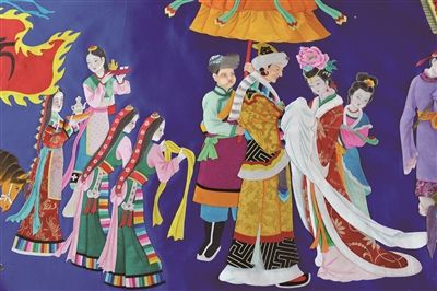 堆绣--碎布上的浮雕艺术--青海频道--人民网