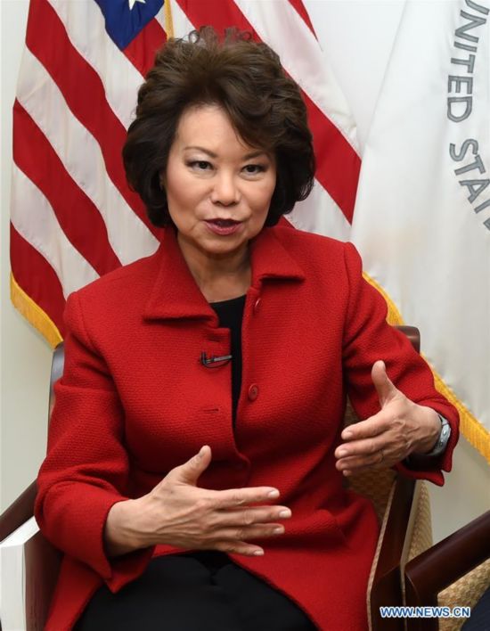 U.S.-WASHINGTON-INTERVIEW-ELAINE CHAO  